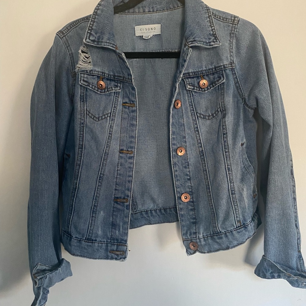 Cropped Jean jacket